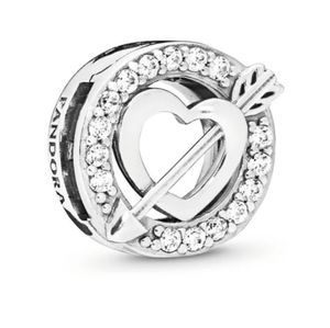 Pandora Charm - Reflexions Asymmetric Heart & Arrow
